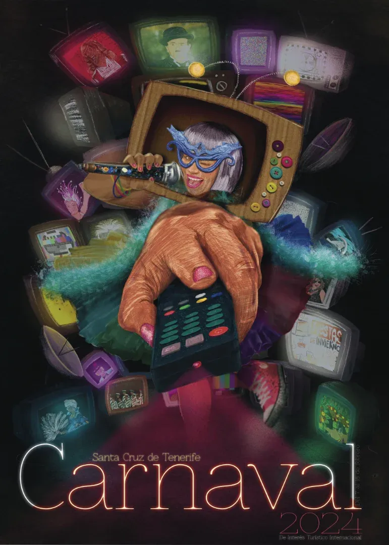 Affiche van het carnaval 2024