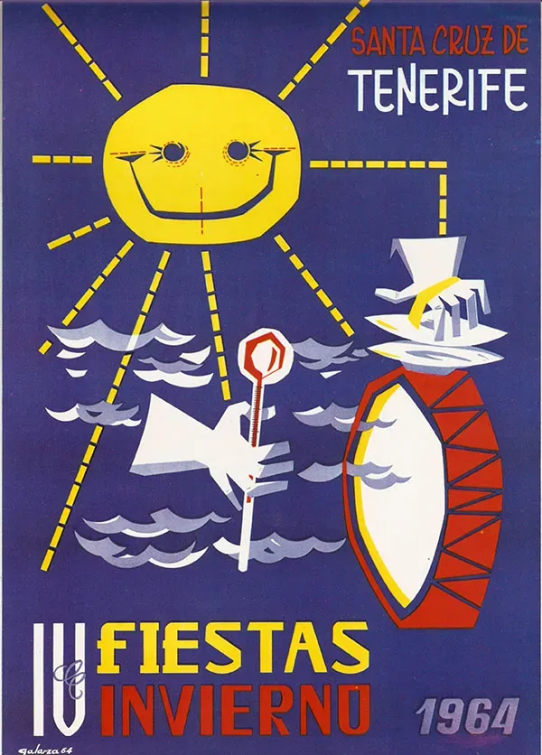 Affiche van het carnaval 1964