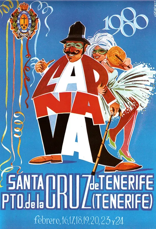 Affiche van het carnaval 1980