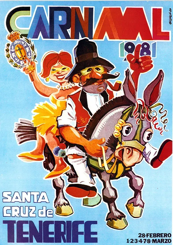 Affiche van het carnaval 1981