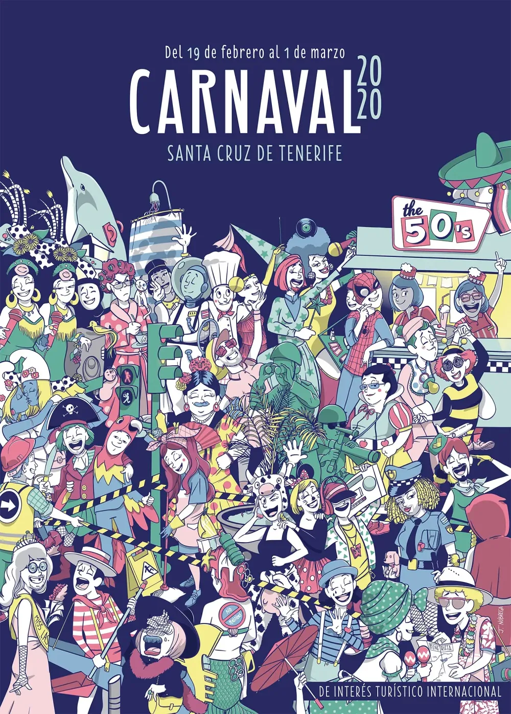 Affiche van het carnaval 2020
