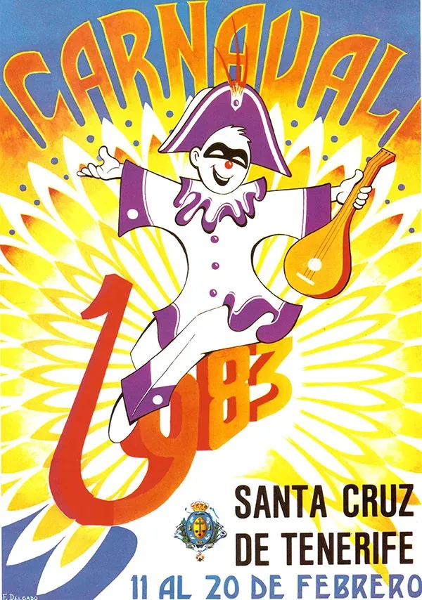 Affiche van het carnaval 1983