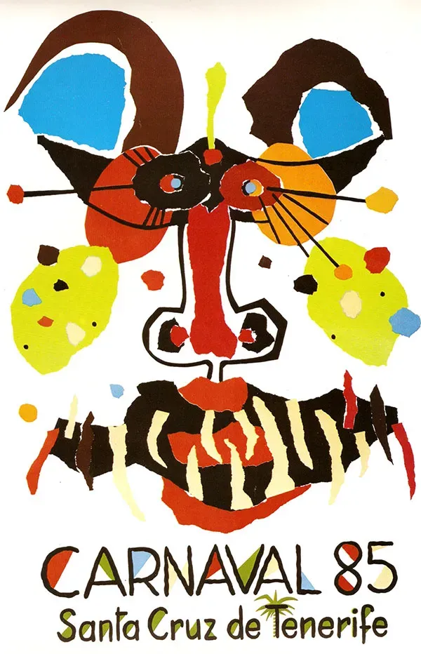 Affiche van het carnaval 1985