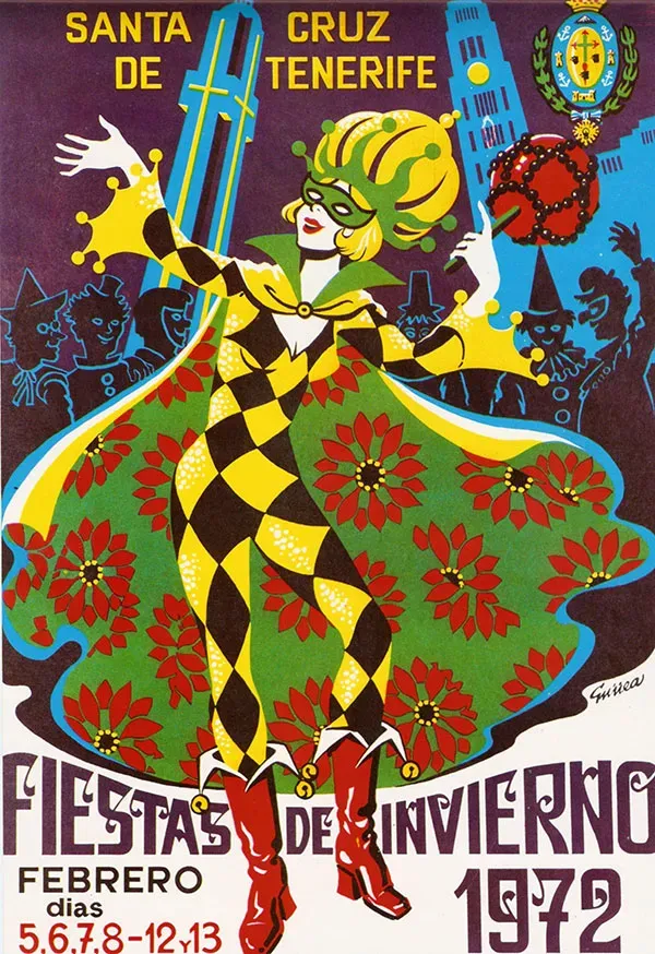 Affiche van het carnaval 1972