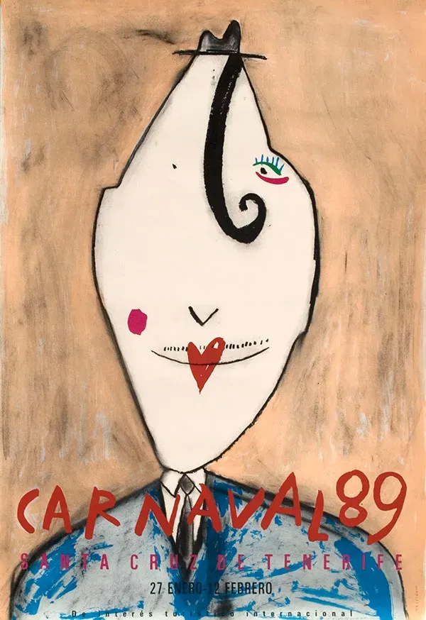 Affiche van het carnaval 1989