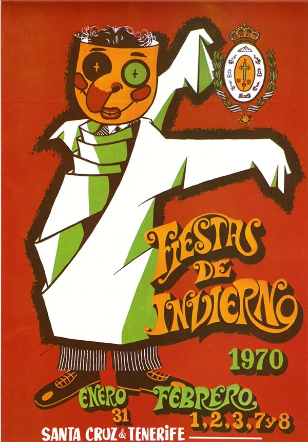 Affiche van het carnaval 1970