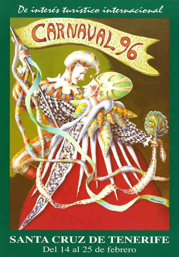 Affiche van het carnaval 1996