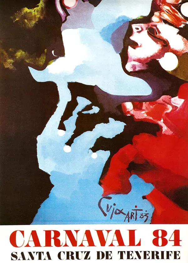 Affiche van het carnaval 1984
