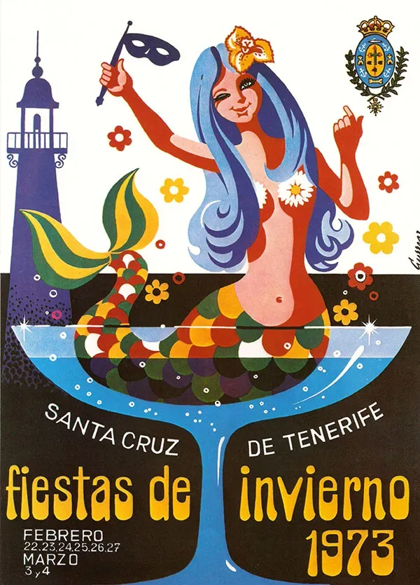 Affiche van het carnaval 1973