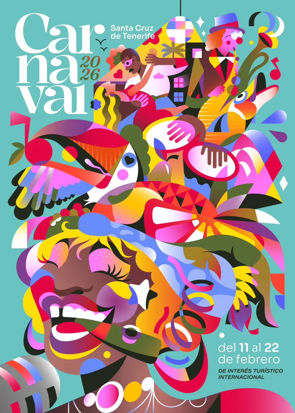 Affiche van het carnaval 2026