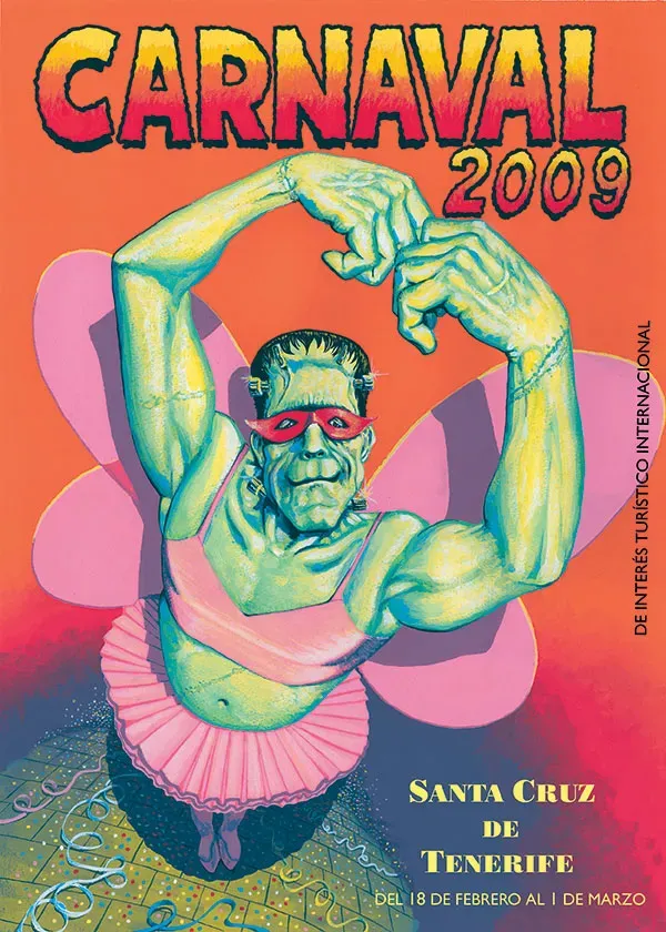 Affiche van het carnaval 2009