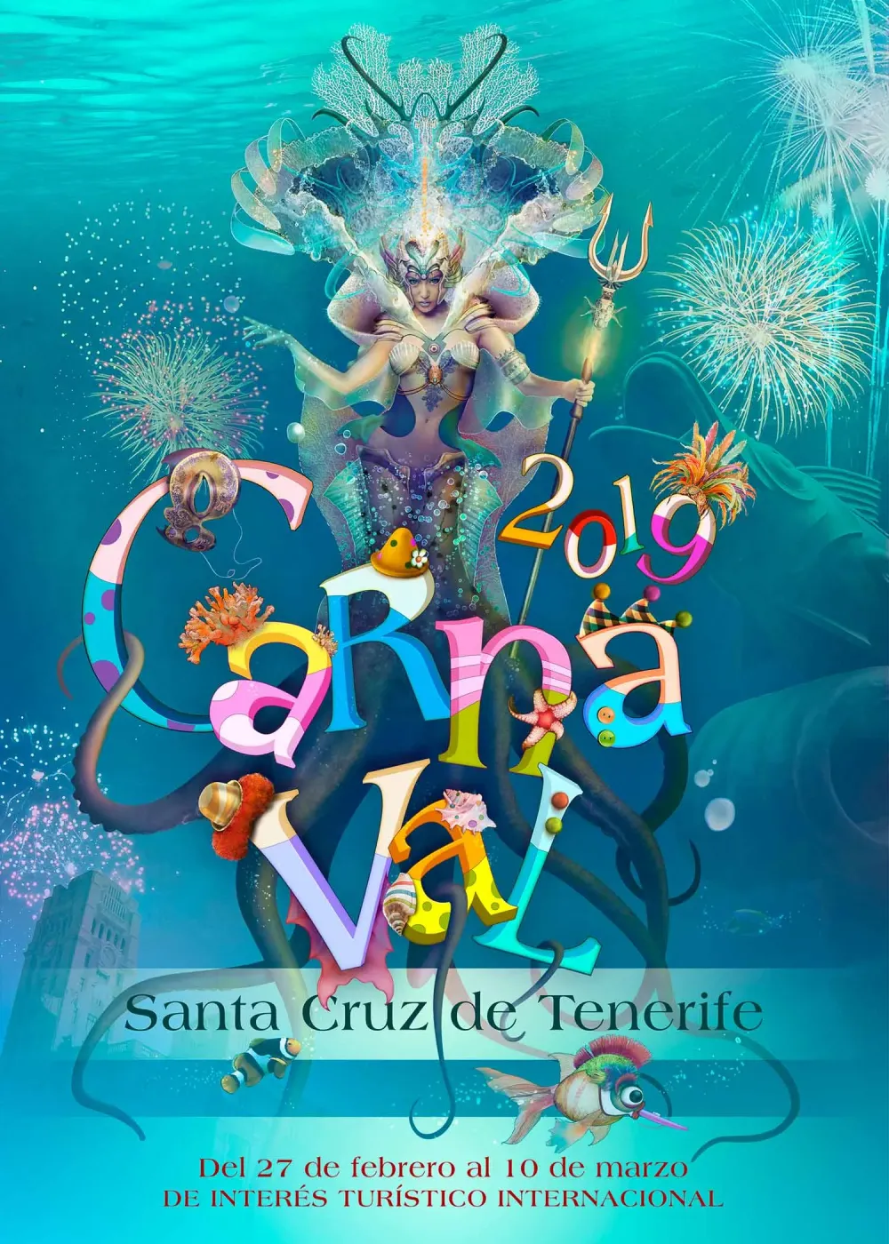 Affiche van het carnaval 2019