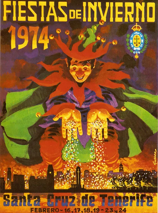 Affiche van het carnaval 1974
