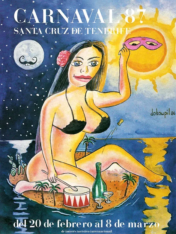 Affiche van het carnaval 1987