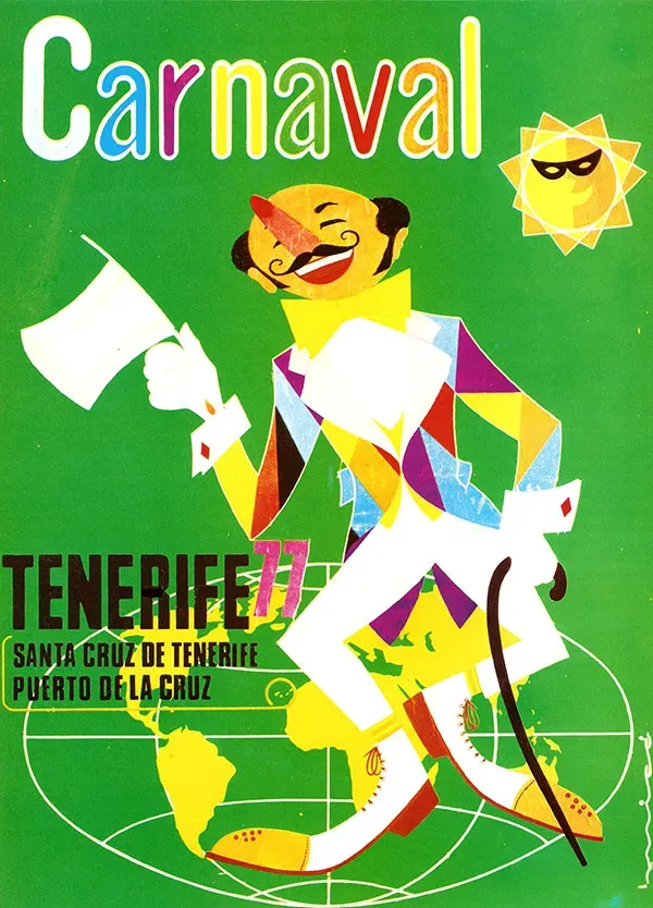 Affiche van het carnaval 1977