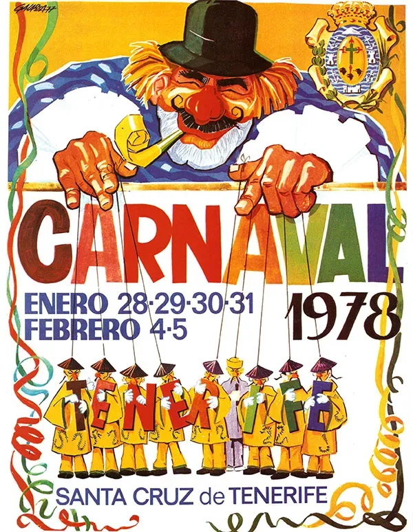 Affiche van het carnaval 1978