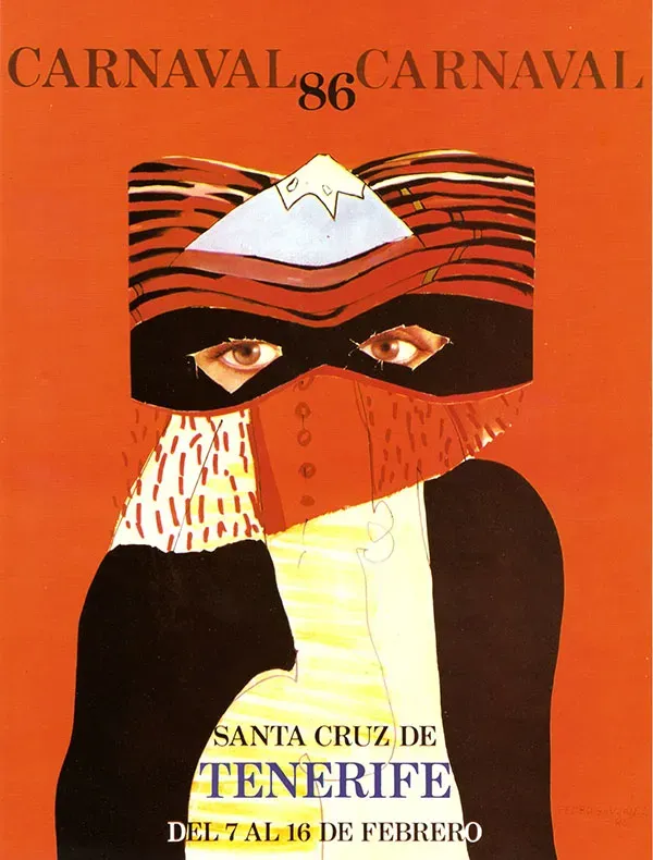 Affiche van het carnaval 1986