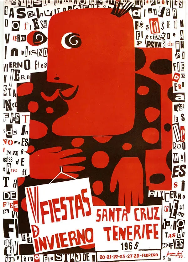 Affiche van het carnaval 1965