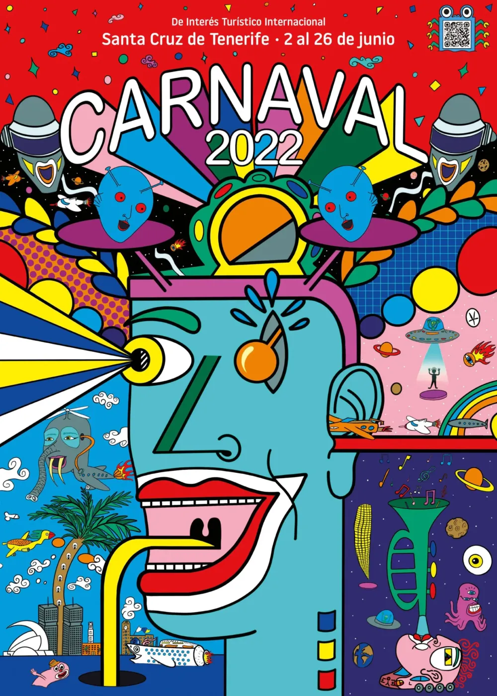 Affiche van het carnaval 2022