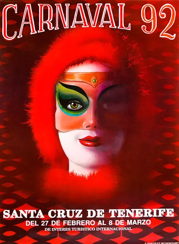 Affiche van het carnaval 1992